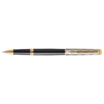 Waterman Hemisphere Reflections of Paris Rollerball Pen - Deluxe Black